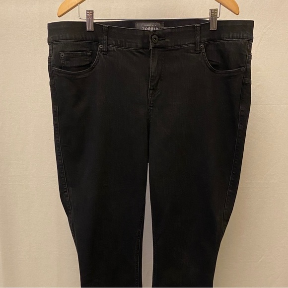 Torrid 20 Bombshell Skinny Jeans Black High Rise Womens Plus Size Stretch - Picture 5 of 16